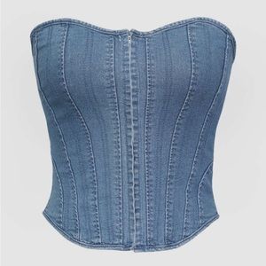 Denim Corset